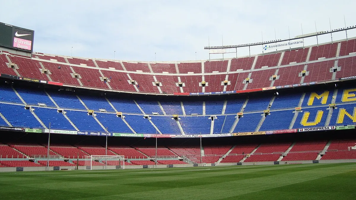Camp Nou, Barcelona — arhivska fotografija