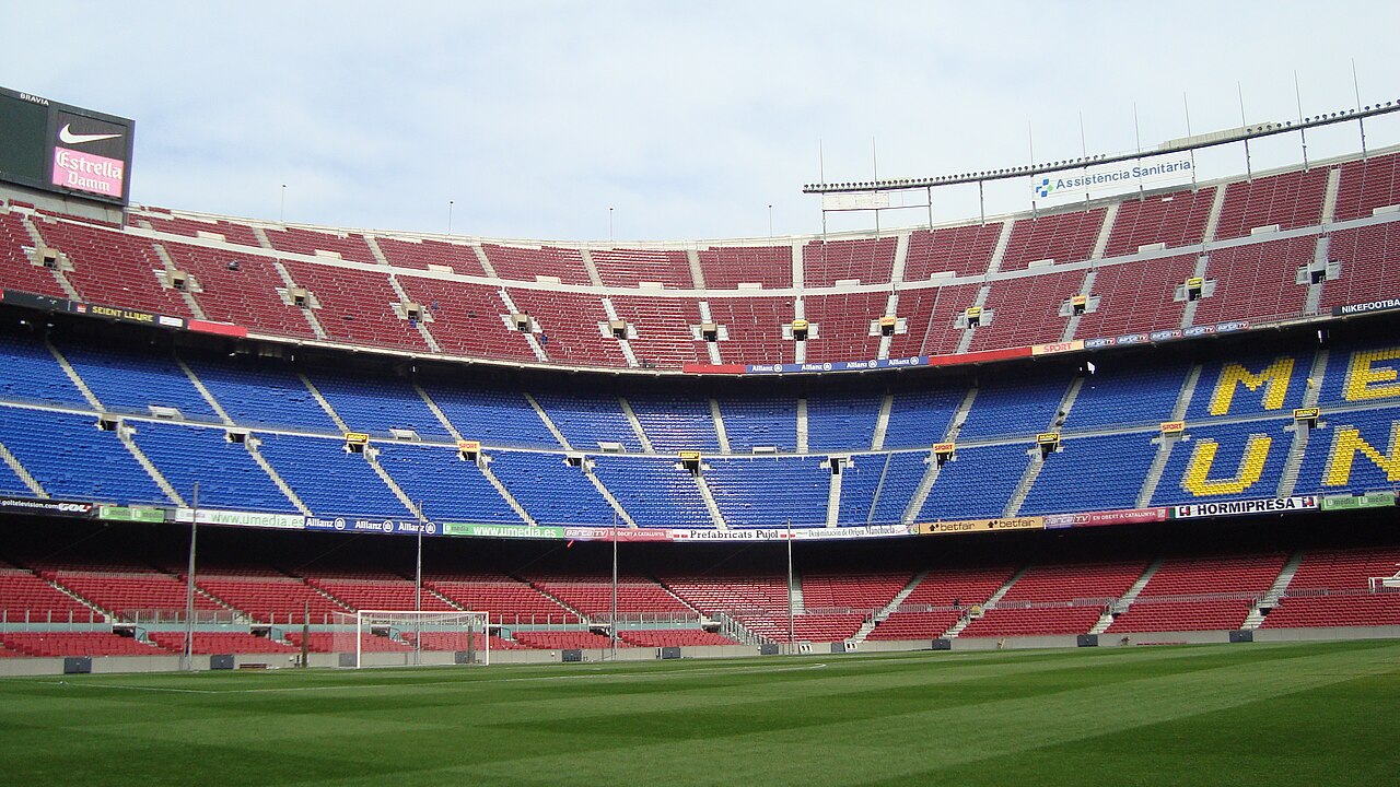 Camp Nou, Barcelona — arhivska fotografija