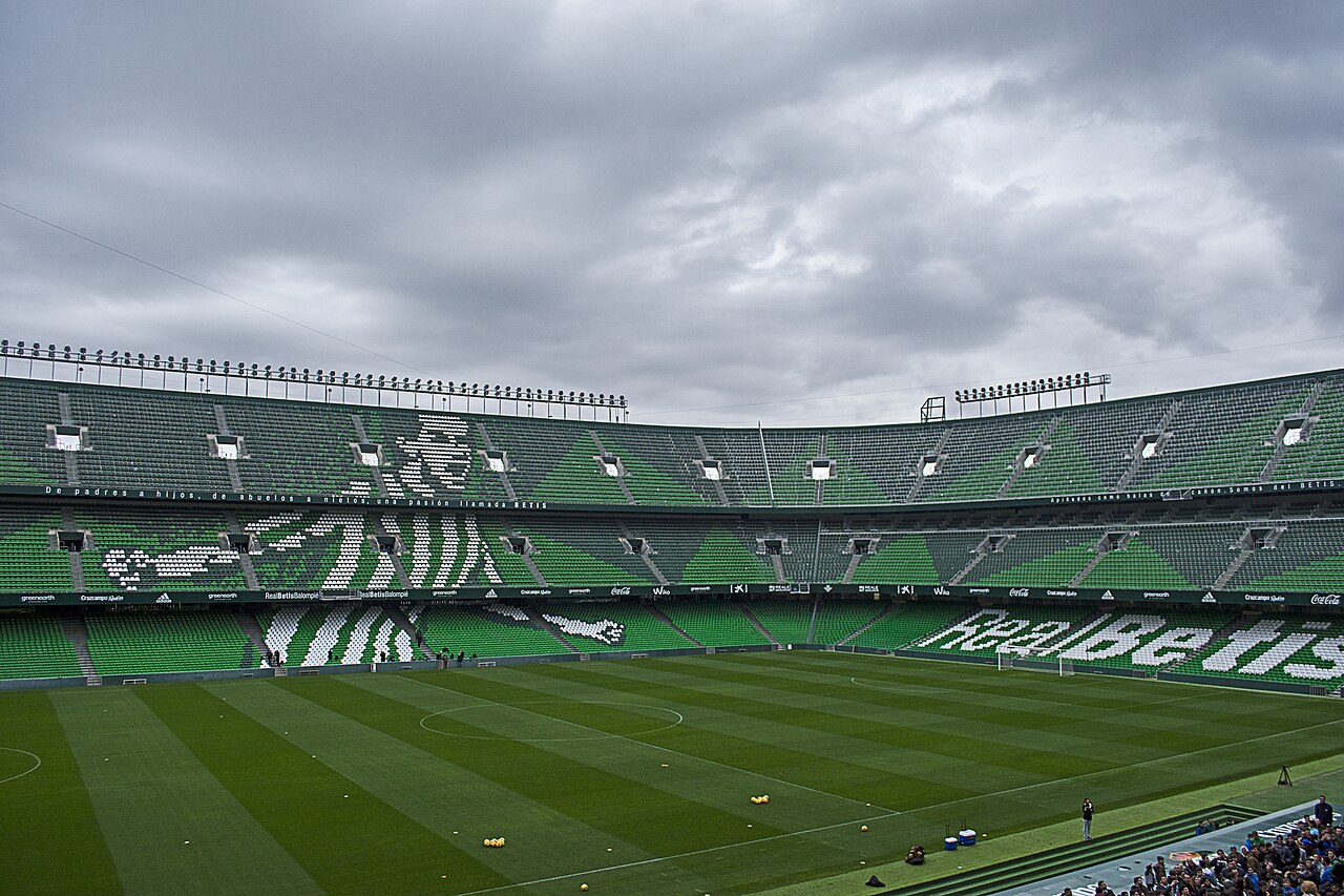 Stadion Benito Villamarín, Sevilla — arhivska fotografija