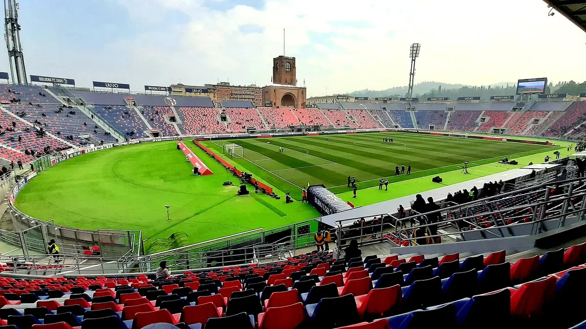 Stadion Renato Dall’Ara, Bologna — arhivska fotografija
