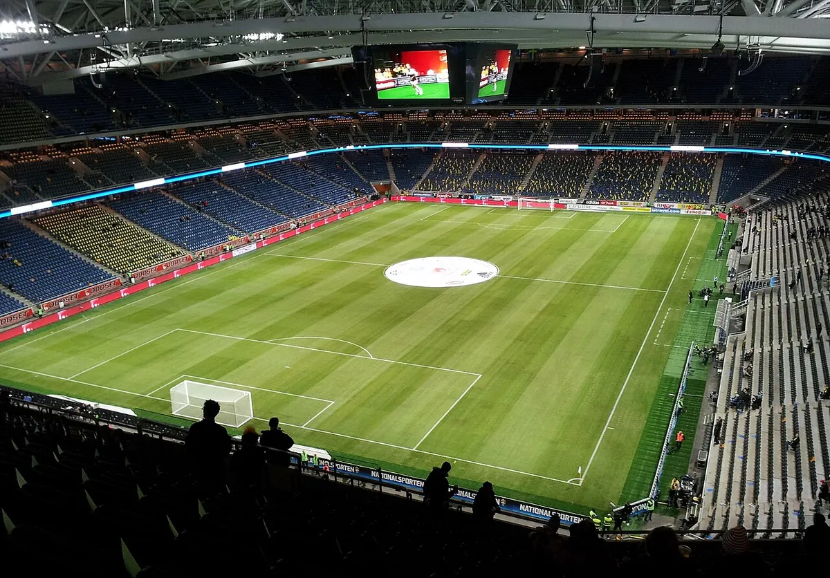 Nacionalni stadion u Solni, arhivski naziv Friends Arena — arhivska fotografija