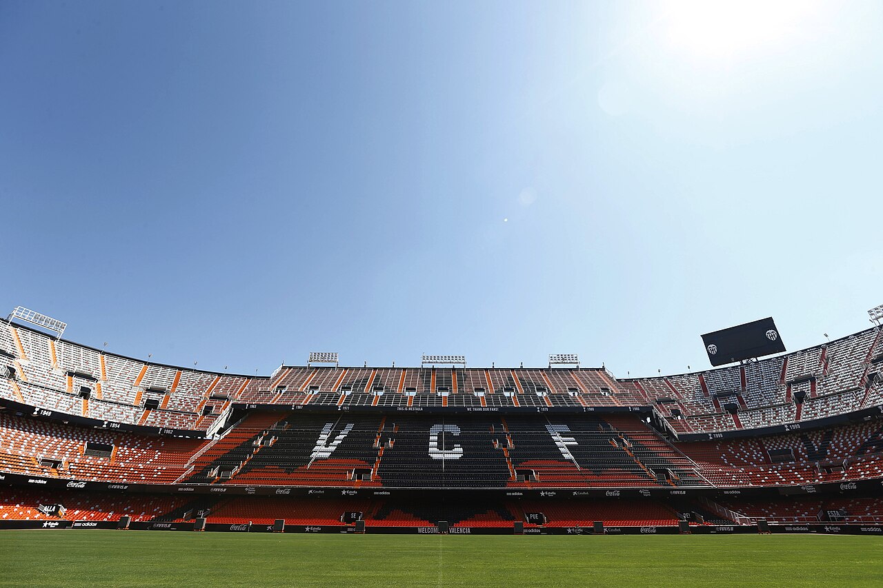 Mestalla, Valencia — arhivska fotografija