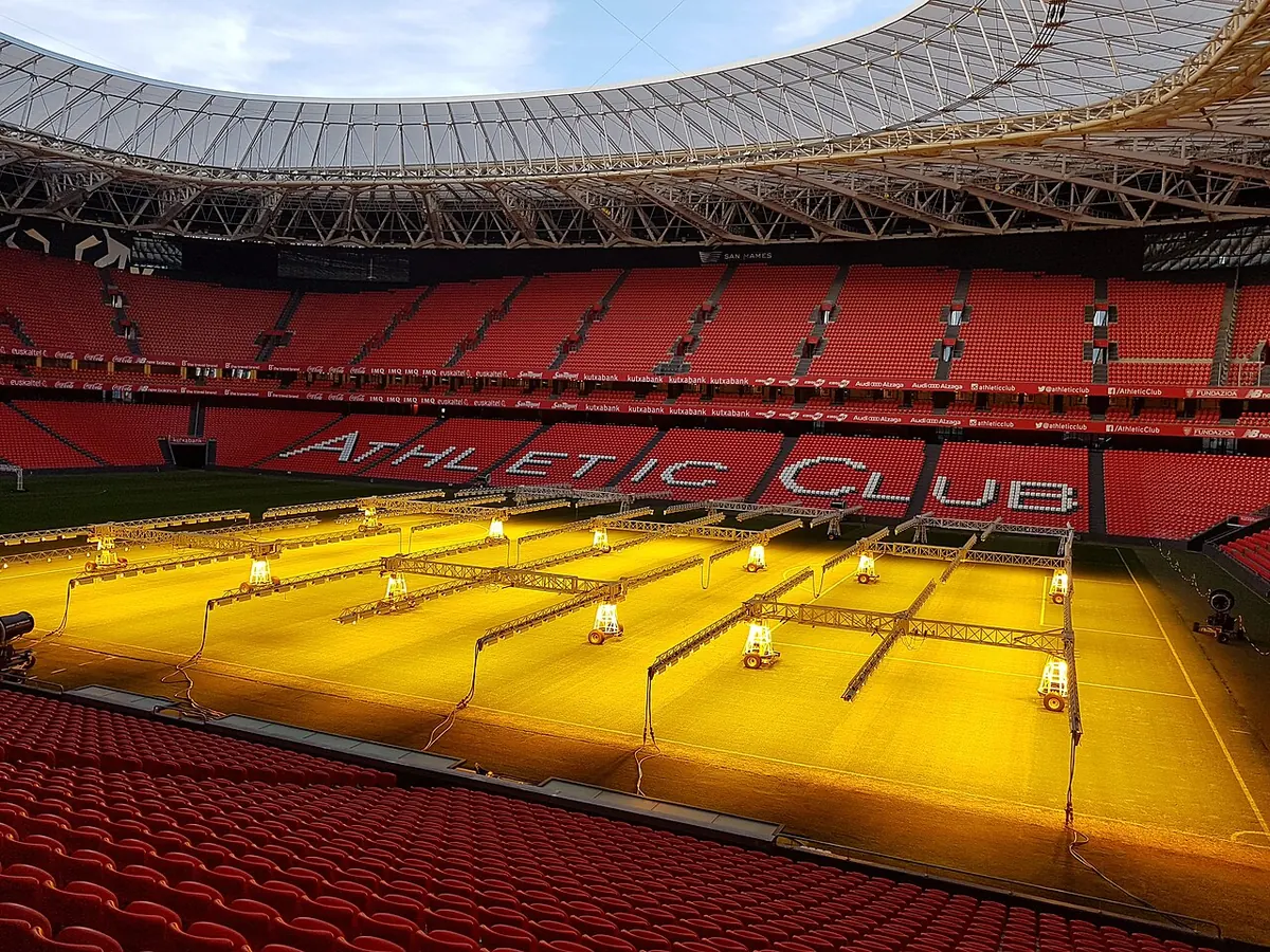 Stadion San Mamés, Bilbao — arhivska fotografija