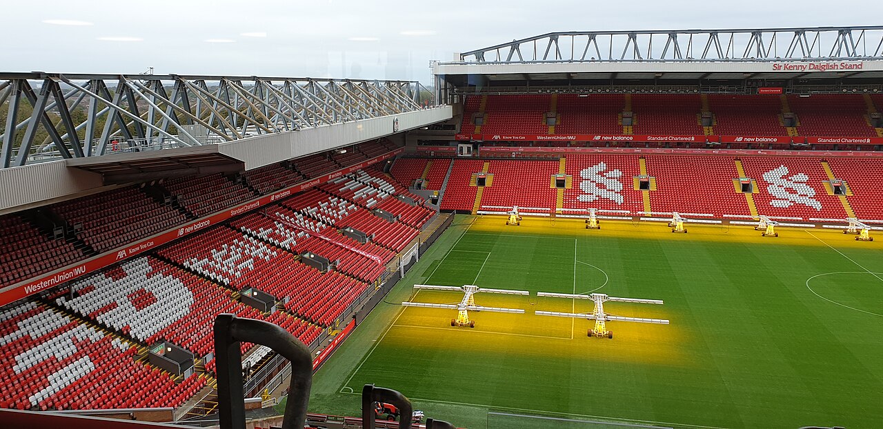 Stadion Anfield, Liverpool — arhivska fotografija