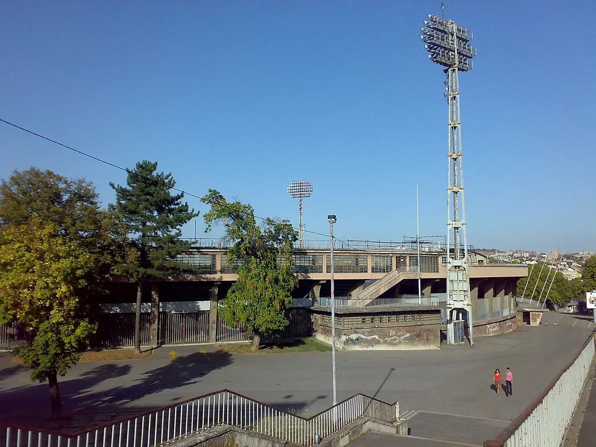 Stadion Partizana, Beograd — arhivska fotografija