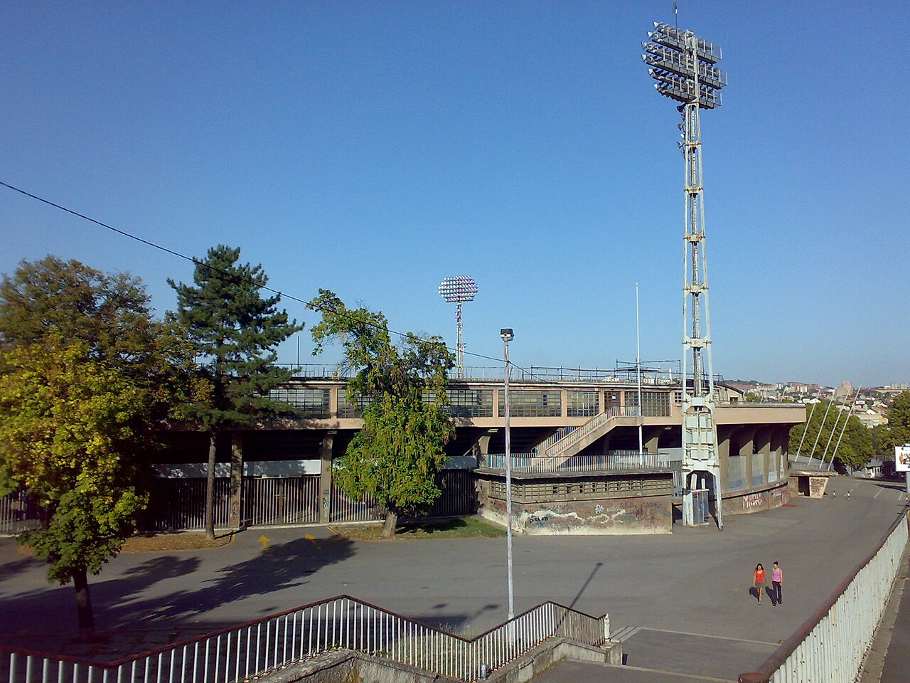 Stadion Partizana, Beograd — arhivska fotografija