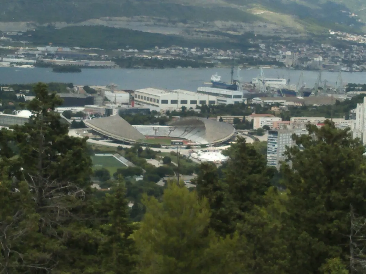 Stadion Poljud, Split — domaći teren Hajduka — arhivska fotografija
