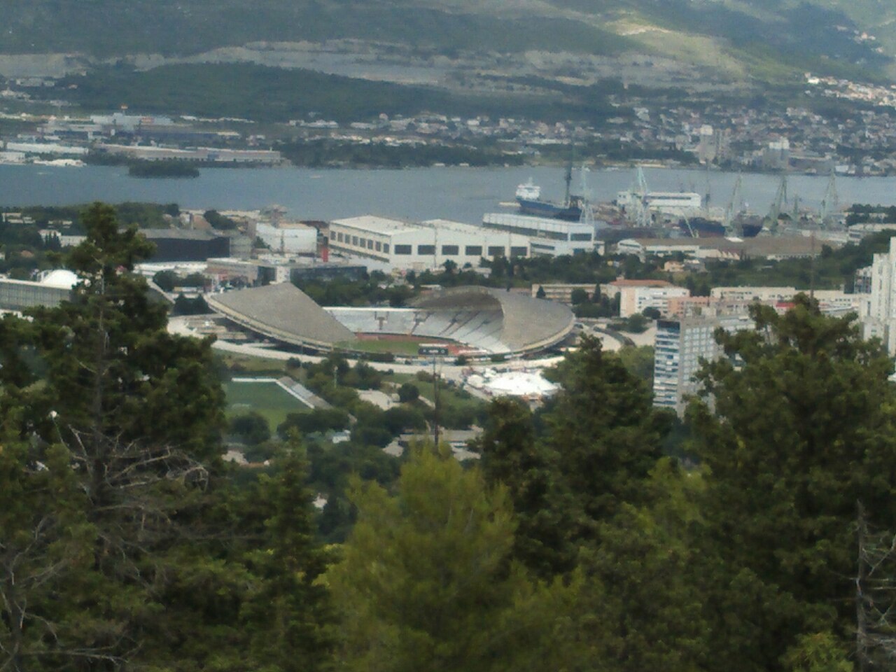 Stadion Poljud, Split — domaći teren Hajduka — arhivska fotografija
